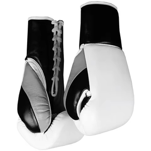 Guantes de Boxeo de Encaje de Alta Calidad, en Oferta, para Adultos, para Competencia, Hechos de Cuero Vacuno Genuino, Transpirables - Product Image 6