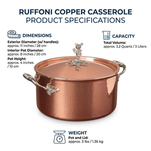 Ollas de Cobre Martillado de Alta Calidad al por Mayor, Ollas Profundas para Cocinar con Perilla y Asa Plateadas con Diseño de Mickey, Juego de Utensilios de Cocina para Chefs - Product Image 5