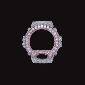 Luxury Street Style DW6900 Iced Out Mod Watch Heavy Steel <b>Case</b> Diamond Look Custom Timepiece Gshock watch - Product Image 1