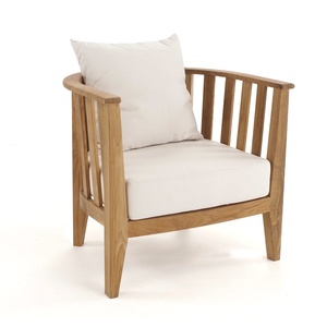 Modern Outdoor Teak Sofa Set Patio Garden Lounge Furniture Luxury Wooden Outdoor <b>Seating</b> - Product Image 4