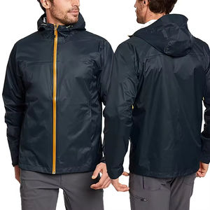 Chaqueta Impermeable para Hombre, Cortavientos, Ligera, Transpirable, para Senderismo, con Capucha, Logotipo Personalizado, Precio de Fábrica OEM - Product Image 2