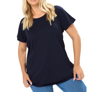 Camiseta de Algodón Oversize para Mujer, Corte Holgado Informal, Manga Corta, Básica, Lisa, Moda de Verano, Venta al Por Mayor, OEM, Logotipo Personalizado - Product Image 2