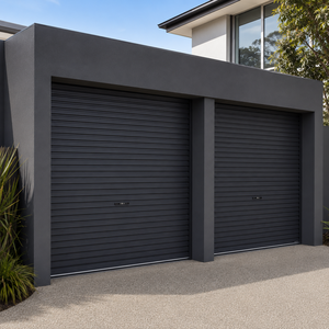 Porte de sécurité industrielle moderne en aluminium robuste, à enroulement, pour garage, entrepôt, atelier, usine - Product Image 3