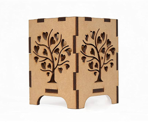 Porte-stylo en MDF, design poule, pour bureau, rangement de papeterie, étui de rangement, support de stylos de bureau, pour croquis et colorations - Product Image 2