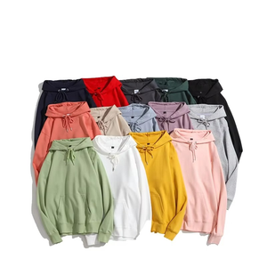 Sweat-shirts à capuche vintage gothiques pour hommes, broderie logo unie, vêtements de sport d'extérieur 100% coton pour hommes et femmes - Product Image 6