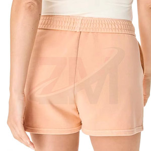 Women's High Waist Striped Cotton Shorts With <b>Drawstring</b> Elastic Waist Loose Fit Casual Style - Product Image 4