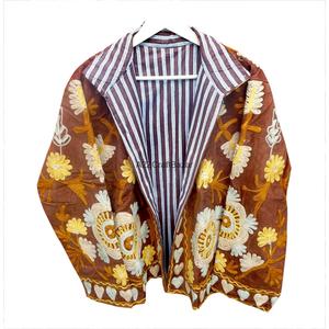 เสื้อแจ็คเก็ตคอร์ดูรอยปักลายซูซานี  รักษ์โลก ระบายอากาศได้ดี แห้งเร็ว  สำหรับทุกเพศ ทุกวัย  บุด้วยผ้าฝ้าย 100%  พร้อมปักโลโก้ตามสั่ง - Product Image 1