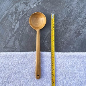 Eco-Friendly Acacia Wood <b>Measuring</b> <b>Spoons</b> & Coffee Scoop with Custom Engraved Modern Handle for Seasoning Dry Goods - Product Image 5