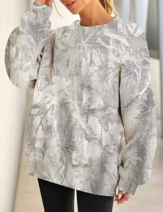 Women sweatshirt with full sleeves <b>thick</b> warm fleece soft design perfect for street and casual wear - Product Image 4