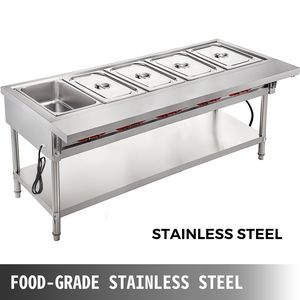 Scaldabagno elettrico commerciale da 18 quarti tagliere da 7 pollici 3750W 220V per ristorante in acciaio inox scalda tavolo a vapore - Product Image 2
