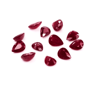 Perles de rubis naturels africains non traités, calibrées 6x8mm, pierres précieuses de rubis naturelles facettées pour la fabrication de bijoux, prêtes à l'emploi - Product Image 4