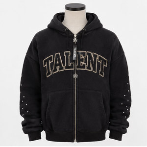 Sudadera con Capucha de Forro Polar para Hombre, Diseño Moderno, Logotipo Personalizado, Material Poliéster/Algodón, Estilo Urbano Invernal, MOQ Bajo y Envío Rápido - Product Image 4