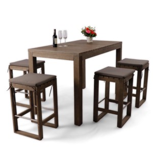 Moderno Juego de Barra de Madera Stanford Multiusos para Bares en Casa, Restaurantes y Distribución de Muebles Comerciales - Product Image 3