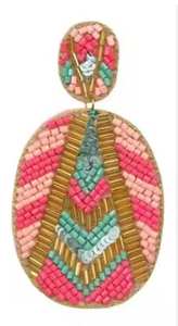 Juego de Joyería de Aretes de Resina con Cuentas, Populares al por Mayor, para Mujer, Hechos a Mano, Accesorios de Moda - Product Image 6