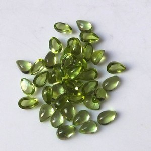 Peridoto Natural en Forma de Pera, Cabujón, Gema Suelta para Joyería, Corte Pera Facetado, Formas Mixtas, Joyería Personalizada, Fabricante de Gemas Sueltas, Comprar - Product Image 2
