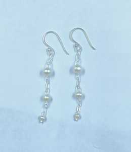 Handmade Natural Freshwater <b>Pearl</b> Earrings Fashion <b>Pearl</b> <b>Jewelry</b> Elegant Dangle Accessories for Women - Product Image 2