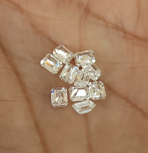 เพชรแล็บโกรว์ทรงเหลี่ยม 8x6 มม. เจียระไนแบบเรเดียนท์ สี DEF ความสะอาด VVS แบบ CVD เพชรเดี่ยว 2 กะรัต 1 กะรัต 1.5 กะรัต - Product Image 5