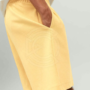 Pantalones Cortos Casuales para Hombre de Corte Clásico, Confeccionados con Tela de Mezcla de Algodón Suave que Ofrece Comodidad y Transpirabilidad para Uso Diario - Product Image 2