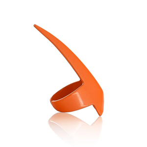 Top Trendy <b>Product</b> Orange Finish Stainless Steel <b>Hair</b> Parting Ring Curved Salon <b>Styling</b> Tool Wholesale Beauty Accessory - Product Image 1