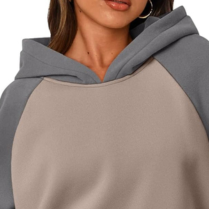 Sudaderas con Capucha Extra Grandes de Invierno para Mujer, Diseño Personalizado, 100% Algodón, Transpirables, con Impresión de Logotipo Personalizado - Product Image 6