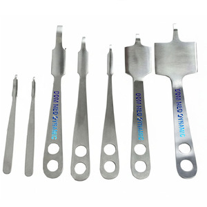 Ensemble de rétracteurs Hohmann Premium 7 pièces en acier inoxydable, instruments chirurgicaux orthopédiques manuels pour chirurgie osseuse, kit réutilisable par DMD - Product Image 1