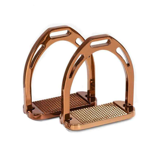 บิตม้าแบบอังกฤษ Best Western Flexi Stirrups ทำจากเหล็กกล้าไร้สนิม น้ำหนักเบา ปรับแต่งสีและขนาดได้ตามต้องการ - Product Image 1