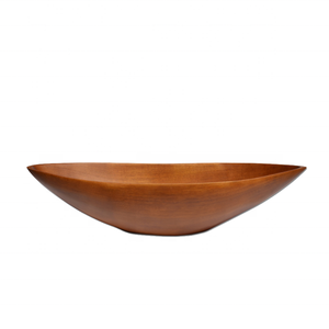 Bol profond en bois pour servir et mélanger la salade de fruits au design moderne Décoration de vaisselle pour la maison et l'hôtel Bol en bois rustique - Product Image 3