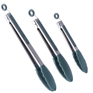 Pinzas de cocina Easy Lock con agarre cómodo para barbacoa, ensaladas, cocina, repostería y servir comida deliciosa - Product Image 1