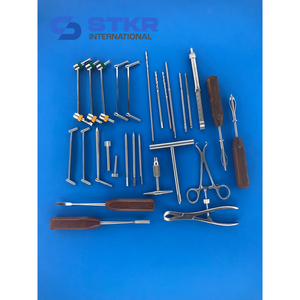 <b>Drill</b> <b>Guide</b> bone Holding Screw Driver with fiber Handle 28PCS Set Orthopedic Surgical - Product Image 1