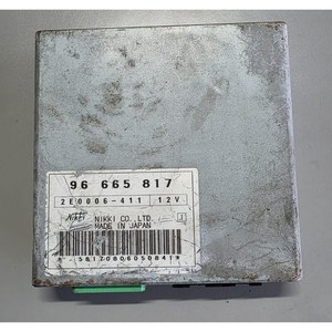Pièces détachées automobiles d'occasion compatibles avec le module de commande du moteur Nikki ECU 96665817 2E0006-411 12V Fabriqué au Japon - Product Image 1