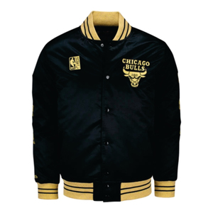 Veste universitaire personnalisée Chicago unisexe noire et jaune, broderie sur le devant, vêtements de sport décontractés d'hiver, col rabattu, coupe classique - Product Image 6