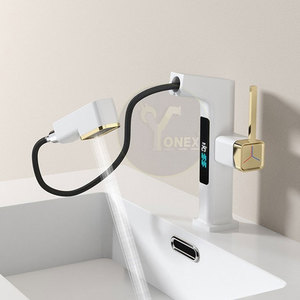 Robinet de salle de bain automatique sans contact à capteur, économiseur d'eau, à poser sur comptoir, pour usage commercial, équipement sanitaire - Product Image 3