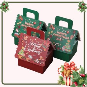 Caja de Regalo Navideña Personalizada con Diseño de Muñeco de Nieve, Caja de Papel Plegable con Asa, Impresión OEM, Fabricante de Vietnam - Product Image 3