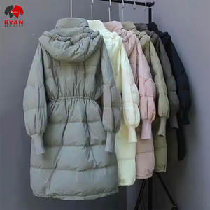 Chaqueta Larga Acolchada para Mujer, Abrigo Cálido con Relleno de Poliéster, Resistente al Agua, Ropa de Invierno - Product Image 6