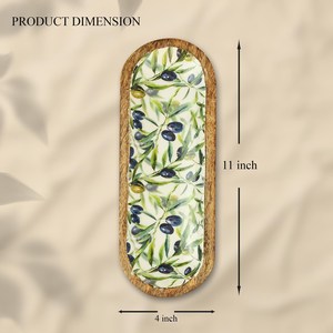 plato de servir de madera - Product Image 1