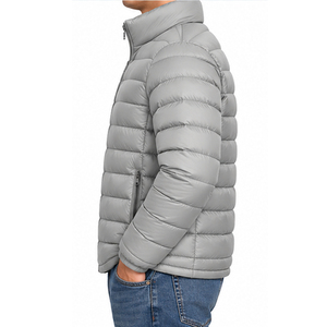 Veste matelassée pour homme, personnalisable, d'hiver, chaude, épaisse, décontractée, tendance, OEM ODM, marque privée, vente en gros, usine - Product Image 2