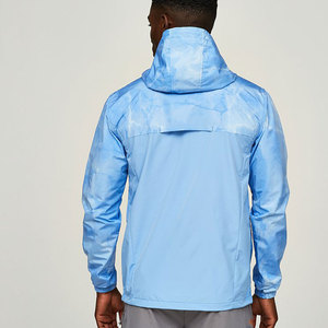 Chaqueta Cortavientos con Capucha Personalizada para Hombre, Invierno, Logotipo Frontal Totalmente Personalizable, Nailon Transpirable, Alta Calidad para Exteriores - Product Image 2