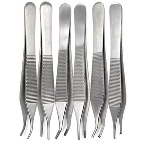 Pinzas Adson Marrones Médicas, Pinzas Quirúrgicas de Precisión para Tejidos con Diseño de Mandíbula Finamente Dentada - Product Image 5
