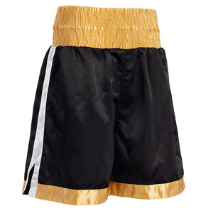 Shorts de boxe Muay Thai sur mesure de qualité supérieure, taille plus, haut de gamme, 100 % polyester, taille mi-haute, sportifs, noir et rouge - Product Image 1