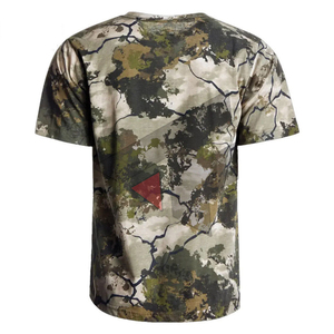 เสื้อยืดแขนยาวพิมพ์ลายแบบเรียบง่ายสำหรับล่าสัตว์ โลโก้สั่งทำ ผ้าฝ้ายถัก 100% ขายส่ง เสื้อยืดคอกลมสำหรับออกกำลังกายผู้ชาย - Product Image 2