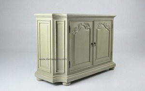 Mahogany Wood <b>Sideboard</b> Cabinet – Modern Luxury <b>Storage</b> Buffet - Product Image 1
