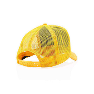 Casquette Trucker en Maille Jaune et Blanche 6 Panneaux Ajustable Unisexe Décontractée Printemps-Été Respirante Imperméable - Product Image 6