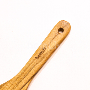 Cuchara de Arroz de Madera de Teca Natural, Segura para Alimentos, Sin Pintura ni Barniz, Halal, Personalizable para Cocina - Product Image 3