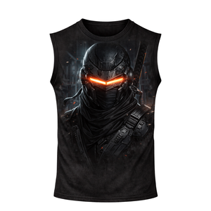 เสื้อยืดออกกำลังกายผู้ชายแบบไม่มีแขน ทรงปกติ ระบายอากาศได้ดี เป็นมิตรกับสิ่งแวดล้อม ออกแบบมาเพื่อการออกกำลังกายที่ยิมและการสวมใส่ในชีวิตประจำวัน - Product Image 6