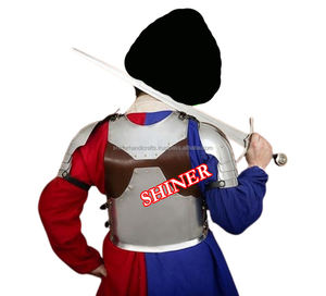 เกราะ Pauldrons เสื้อเกราะเหล็กเกราะ, เสื้อแจ็คเก็ต cuirass แฟนตาซีชุดป้องกันนักรบสวมใส่ได้ในยุคกลางไม่รวม - Product Image 6