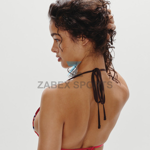 Ensemble de bikini hautement élastique pour femmes, vêtements de plage, ensemble de bikini couleur personnalisée, maillot de bain respirant pour femmes, ensemble de bikini d'été - Product Image 3