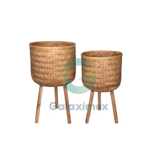 Maceta Decorativa de Bambú Ecológica para Plantas de Interior |   Aqdus Saleem - Product Image 2