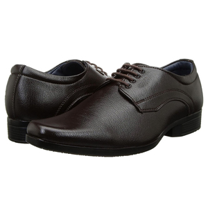 Black Leather Oxford <b>Dress</b> Shoes Pointed Toe Lace-Up Men's Office Wear Solid Color All Seasons Cushioned <b>Rubber</b> Outsole - Product Image 1