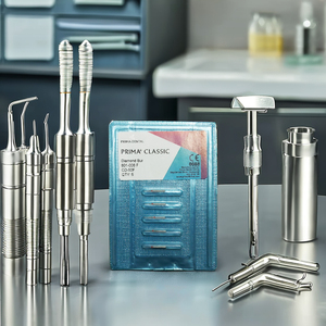 Rotor d'air dentaire électrique Micro Diamond Bur Pack 5 poignée ergonomique en acier inoxydable allemand haut de gamme à grande vitesse certifiée CE pour - Product Image 6