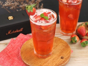 น้ำเชื่อมสตรอเบอร์รี่เข้มข้นสำหรับชาบับเบิ้ลบรรจุในขวด - Product Image 4